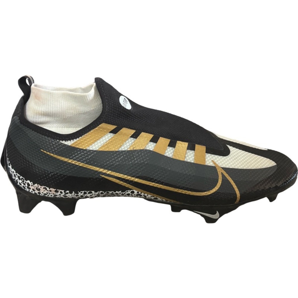 Vapor Edge Pro 360 Football Cleats Black Gold White ( DQ3670-002 ) Men's Size 16